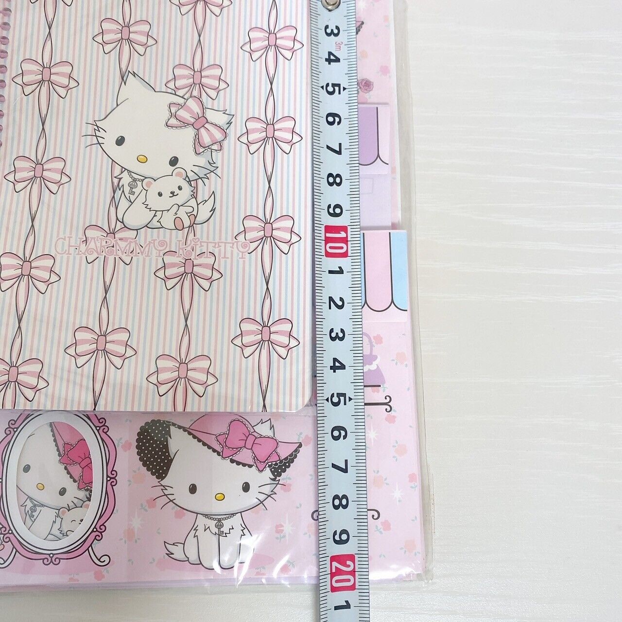 Sanrio Charmmy Charmy Kitty Letter Set Ring Notebook Set 2 Ribbon Cat Stationery