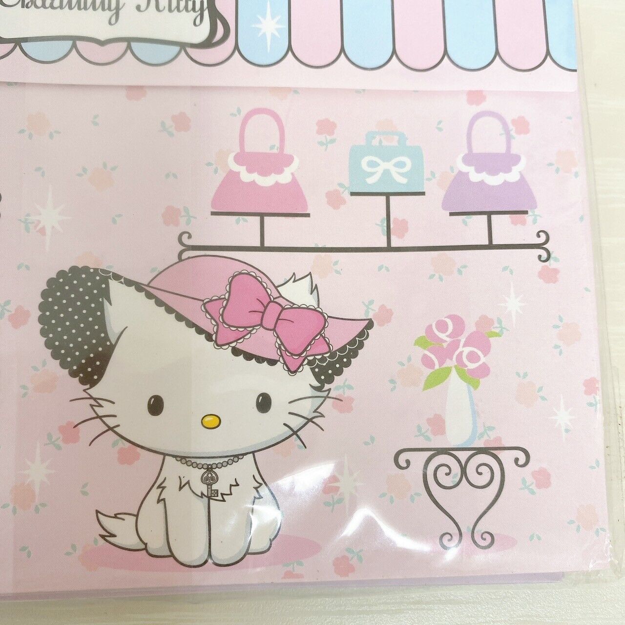 Sanrio Charmmy Charmy Kitty Letter Set Ring Notebook Set 2 Ribbon Cat Stationery