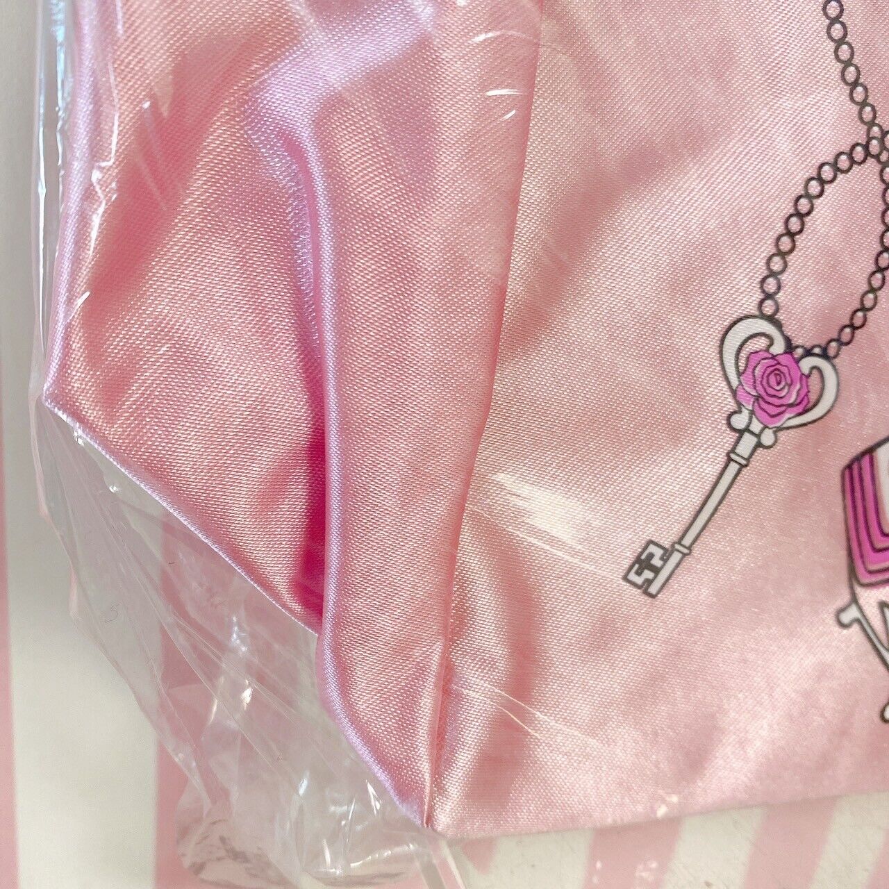 Sanrio Charmmy Charmy Kitty Tote Bag Handbag Pink Satin Cat Ribbon Kawaii Rare