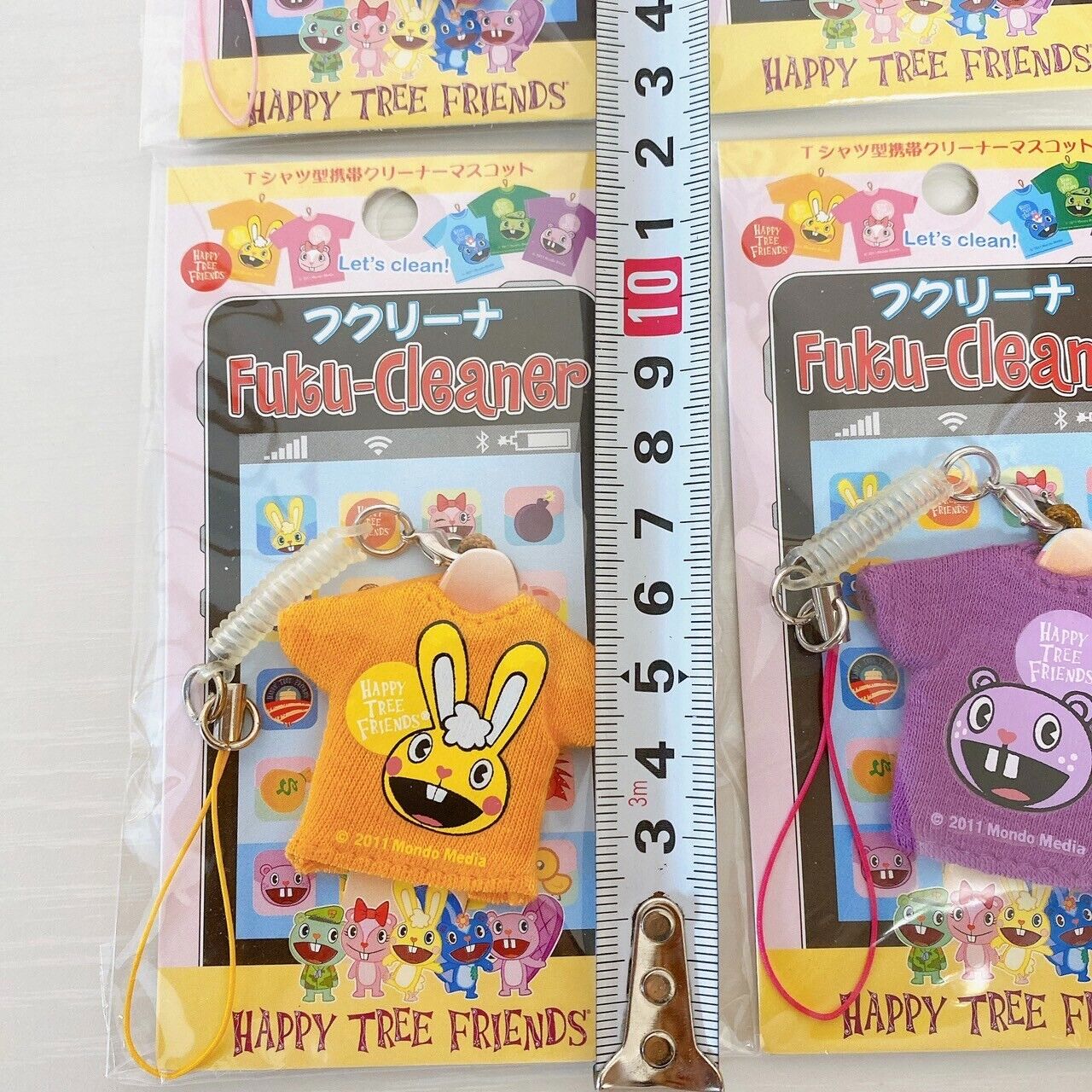 Happy Tree Friends T-shirt Strap Smartphone Cleaner Complete Set 5 Giggles Rare