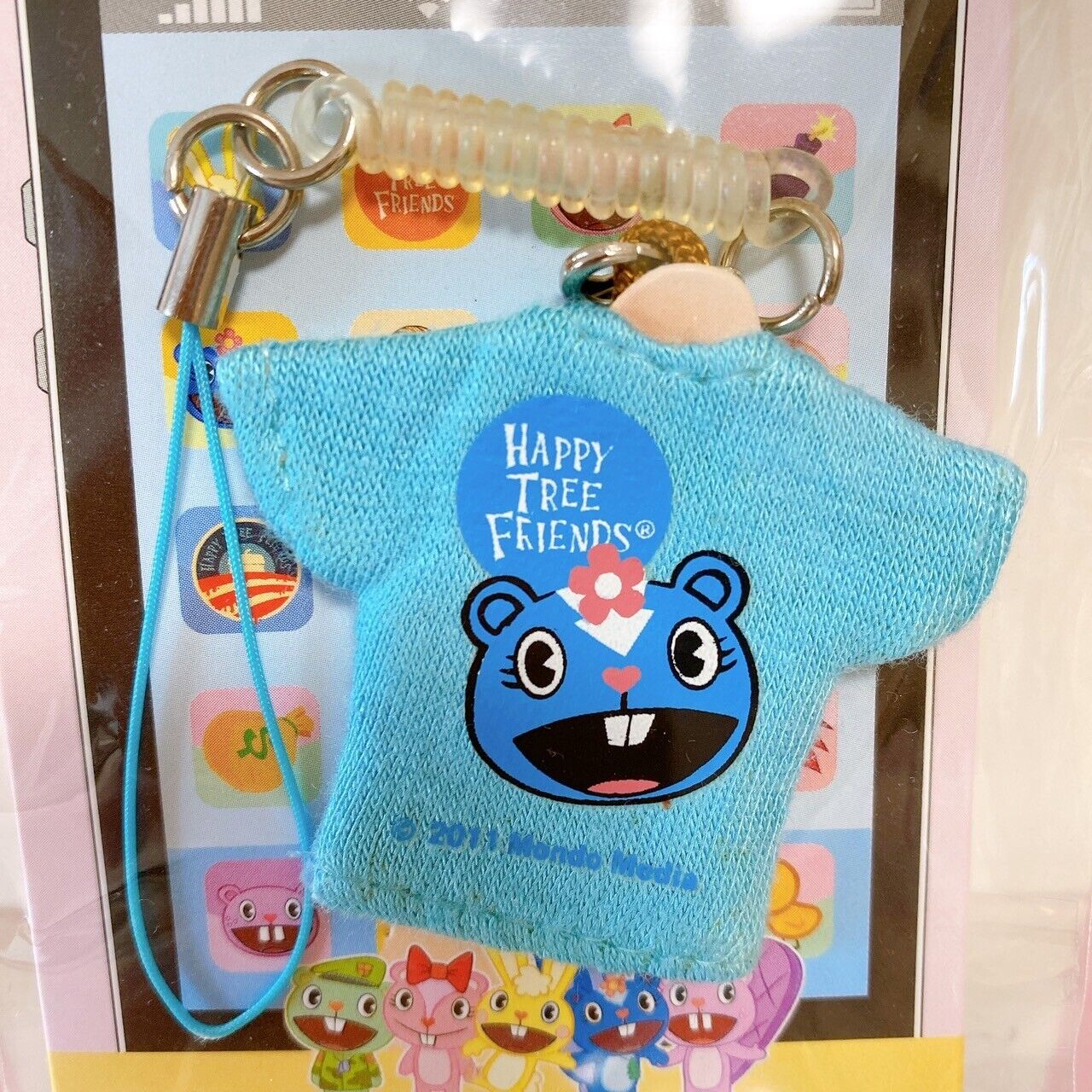 Happy Tree Friends T-shirt Strap Smartphone Cleaner Complete Set 5 Giggles Rare