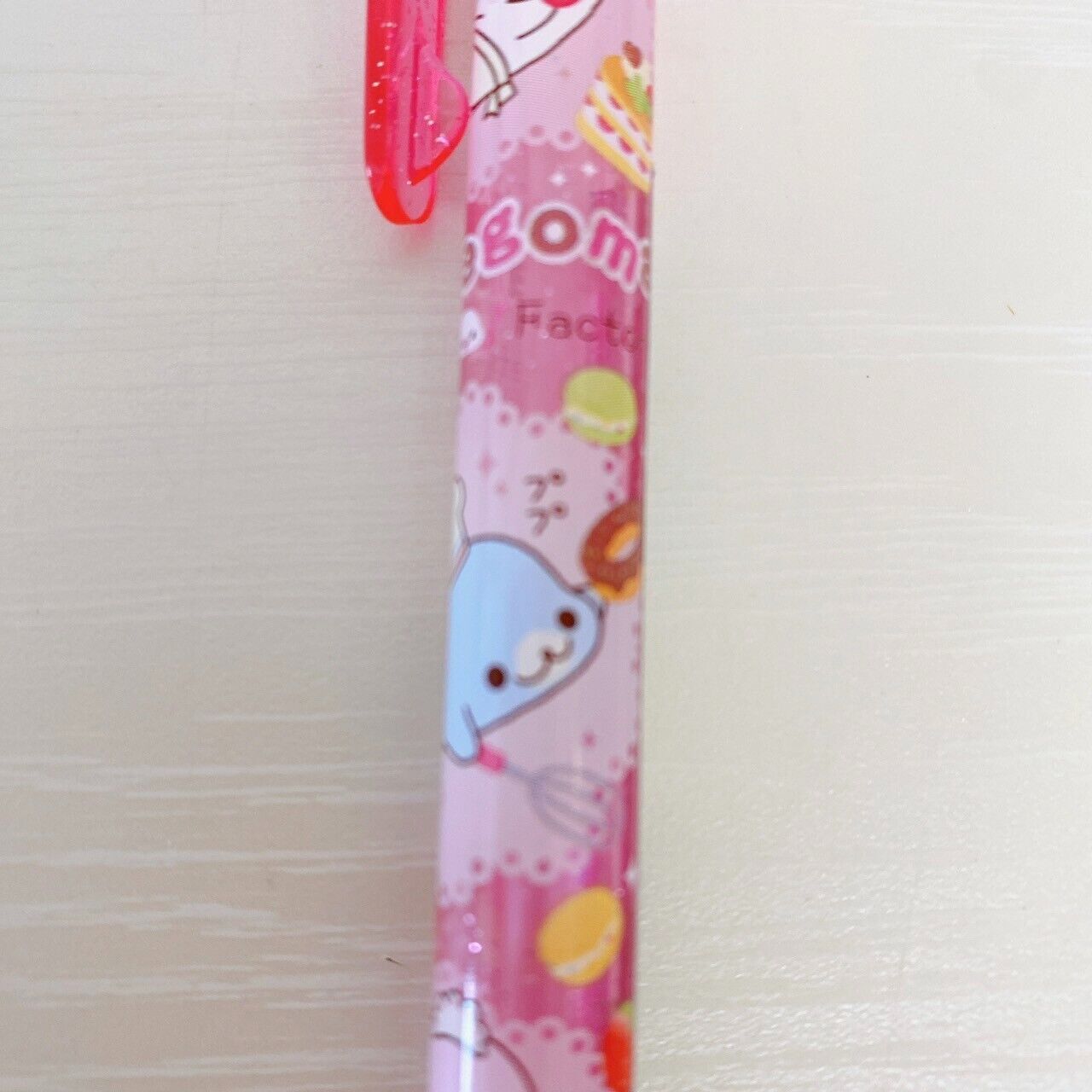 San-X Baby Mamegoma Mechanical Pencil Stationery Pink Sea Animals Cake Kawaii