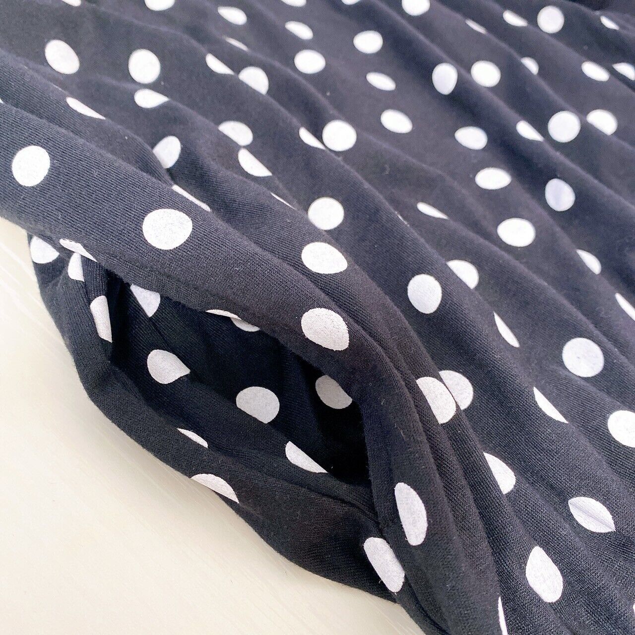 Pomponet Black Polka dot 160 cm Dress Tops 2 Set Clothes Kawaii Character Rare