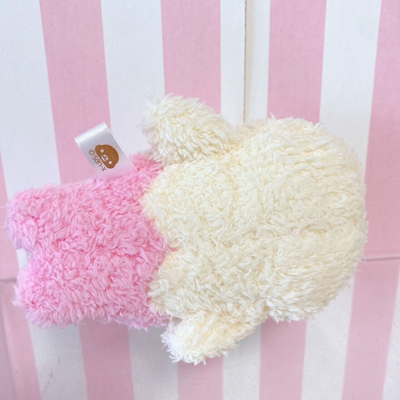 San-X Mamegoma Plush Set 3 Soft Stuffed Toy Sea Animals Pink Blue White Fluffy