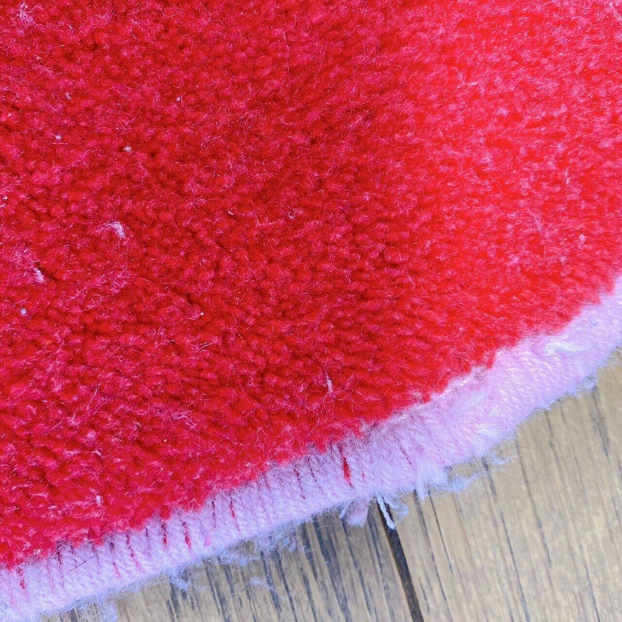 Mezzo Piano Room Mat Pet Rug With Anti-Slip Strawberry Red Fluffy Flower Kawaii