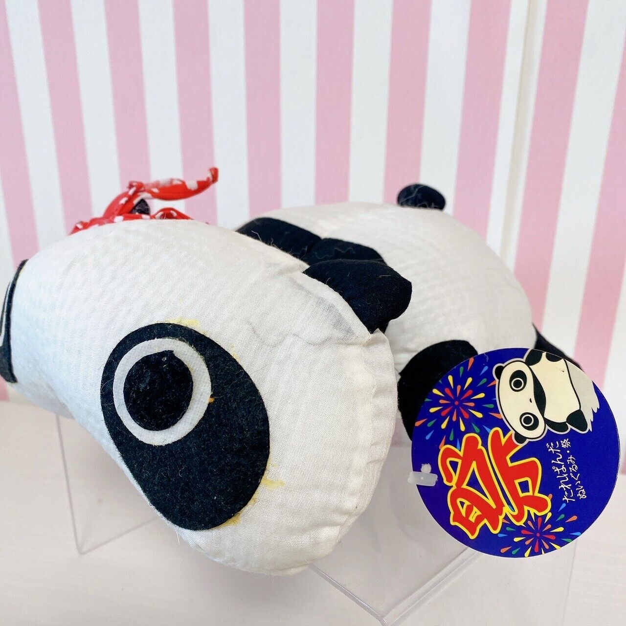 Tarepanda Plush Soft Stuffed Toy Doll Fluffy Panda Festival White Black Kawaii