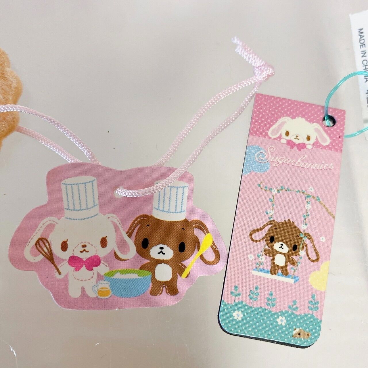 Sanrio Sugar Bunnies Eco Shopping Bag Hanausa Mascot Little Envelope Pen Set