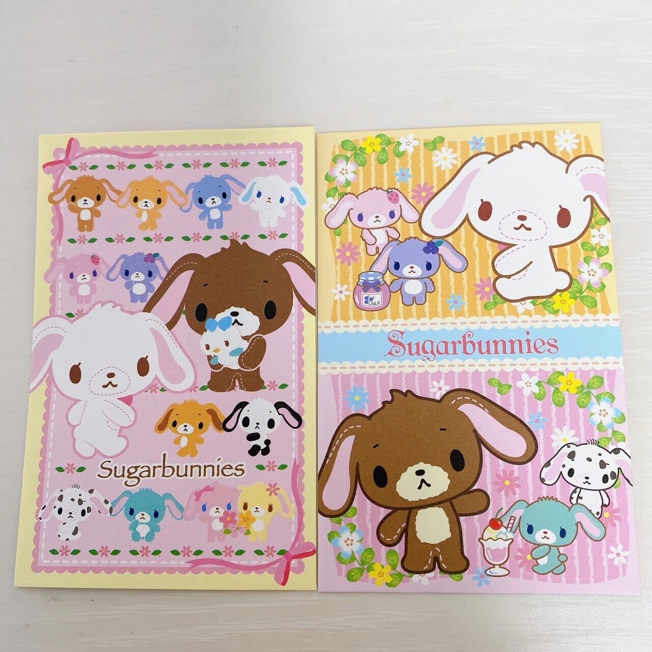 Sanrio Sugar Bunnies Eco Shopping Bag Hanausa Mascot Little Envelope Pen Set