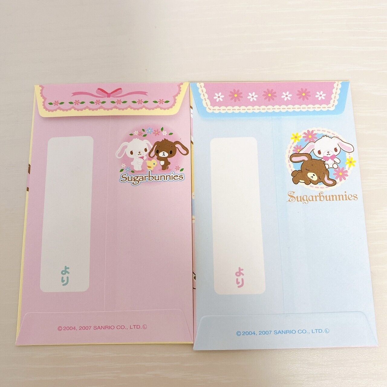 Sanrio Sugar Bunnies Eco Shopping Bag Hanausa Mascot Little Envelope Pen Set