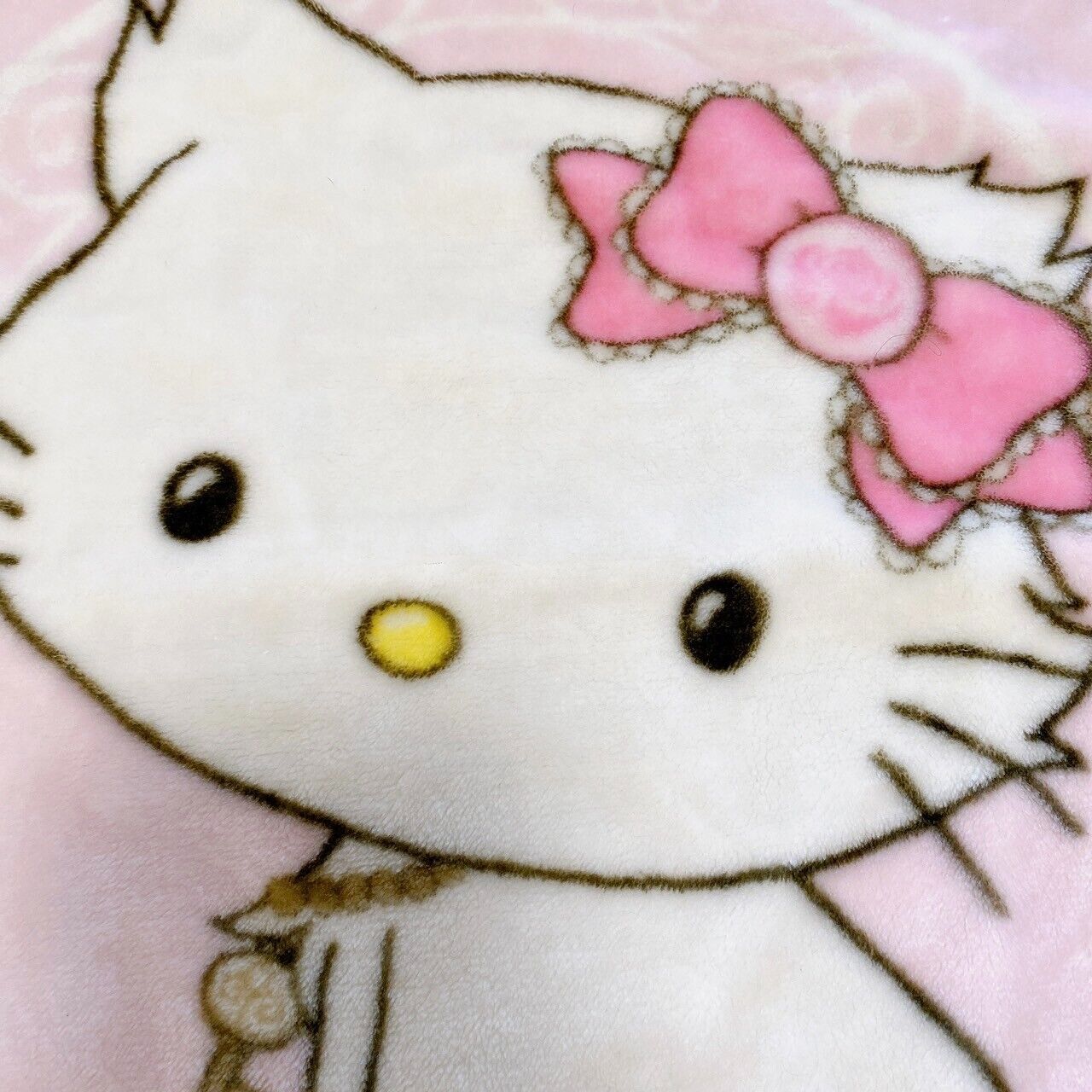 Sanrio Charmmy Charmy Kitty Towel Blanket Large Rose Pink Flower Kawaii Rare