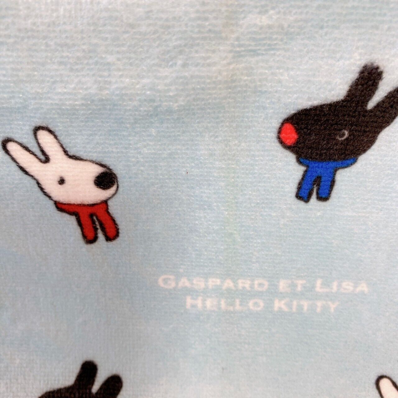 Sanrio Hello Kitty x Gaspard and Lisa Hand Towel Malti Case Set Kawaii Rare