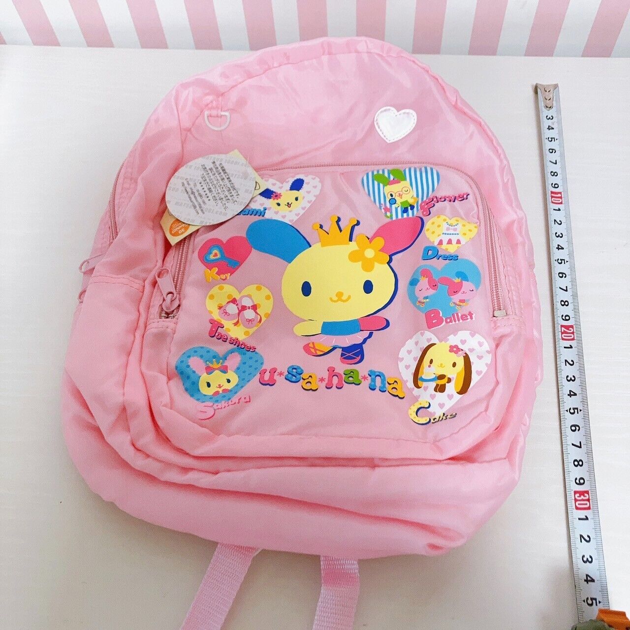 Sanrio Usahana Backpack Rucksack School Bag Pink Heart Rabbit Kawaii Cute Rare