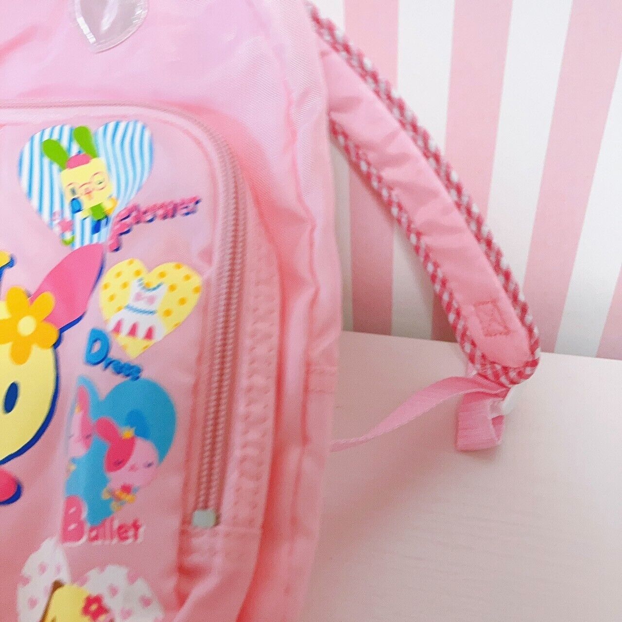 Sanrio Usahana Backpack Rucksack School Bag Pink Heart Rabbit Kawaii Cute Rare