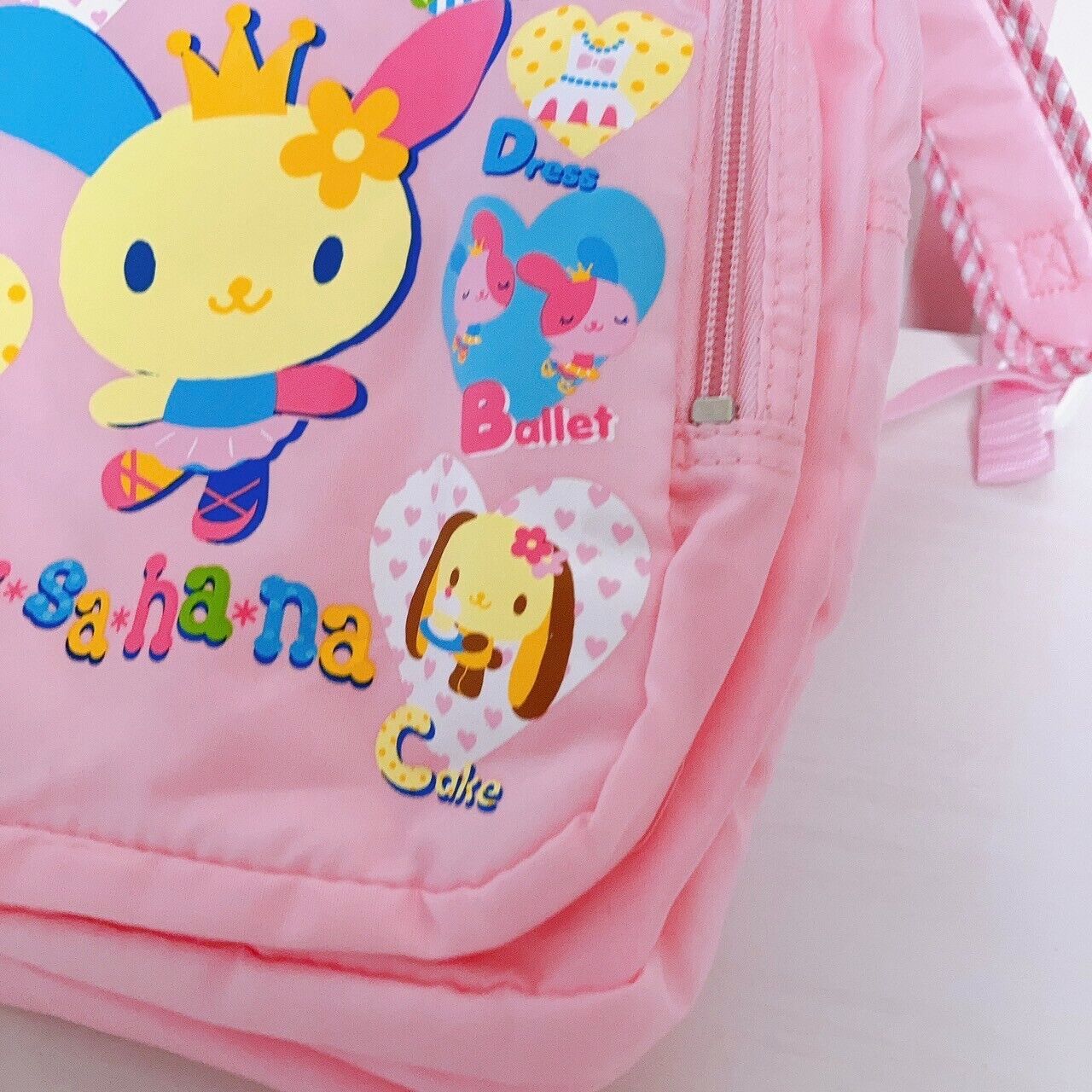 Sanrio Usahana Backpack Rucksack School Bag Pink Heart Rabbit Kawaii Cute Rare