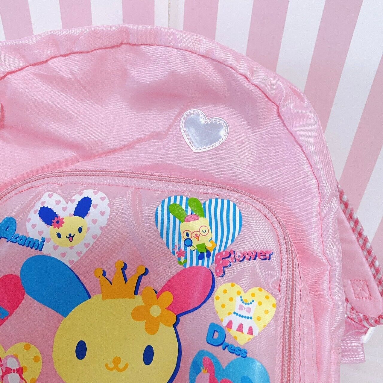 Sanrio Usahana Backpack Rucksack School Bag Pink Heart Rabbit Kawaii Cute Rare