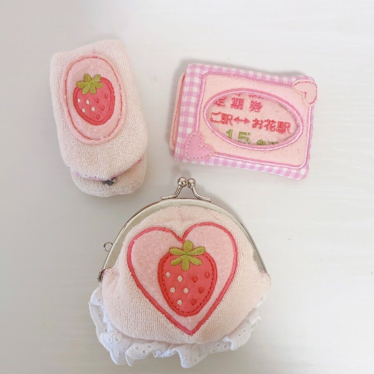 Mother Garden Play House Set Strawberry Bag Phone Cosmetic Wallet Coin Candy