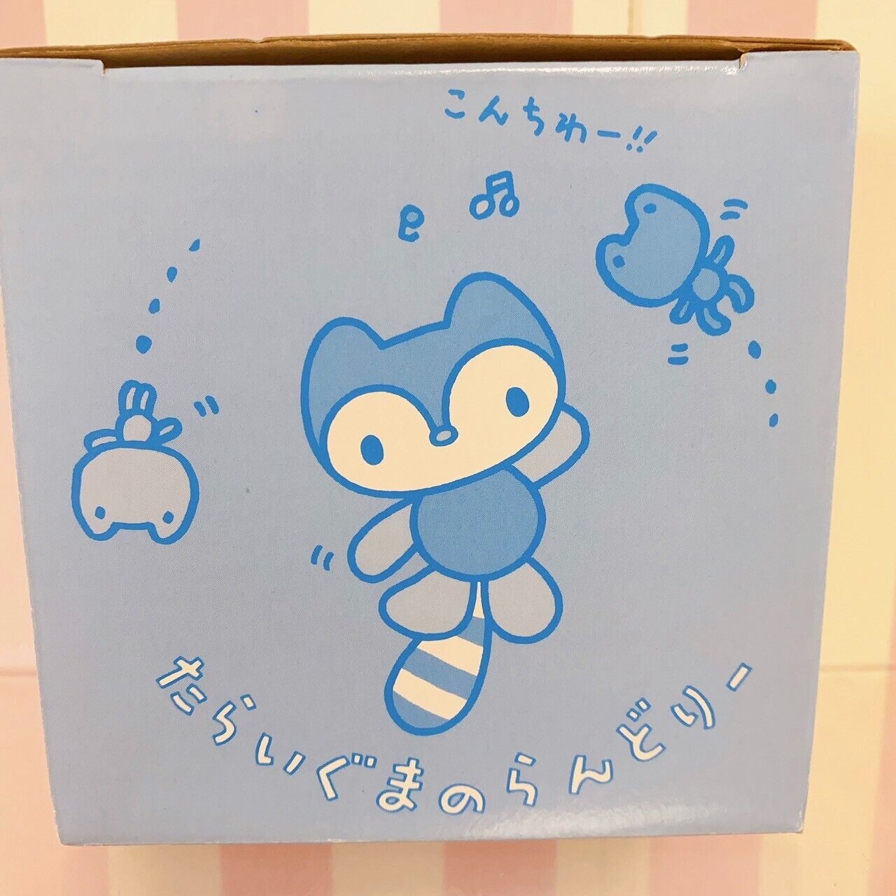 Sanrio Pompom Purin Taraigumano Laundry Accessory Case Box Set 2 Acrylic Blue