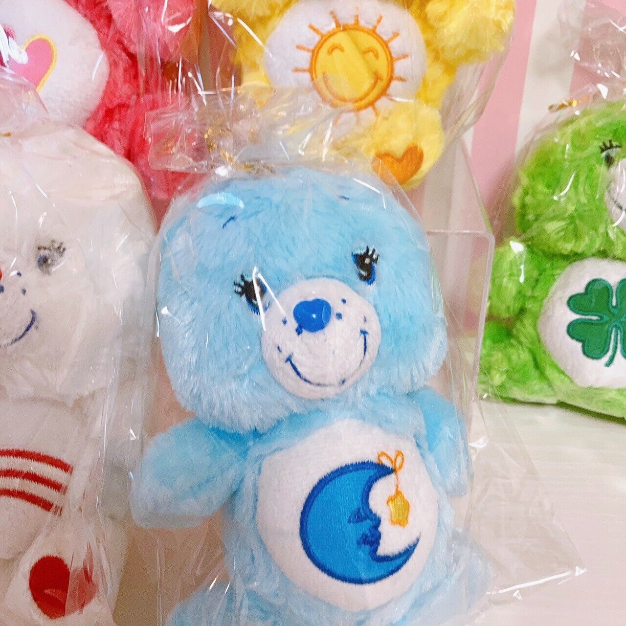 Care Bears Plush Stuffed Soft Toy Plush Doll Red Blue Yellow Green White 6 Set