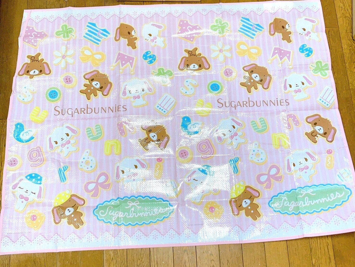 Sanrio Sugar Bunnies Leisure Sheet For 2 3 People Pink Kawaii Character Rare