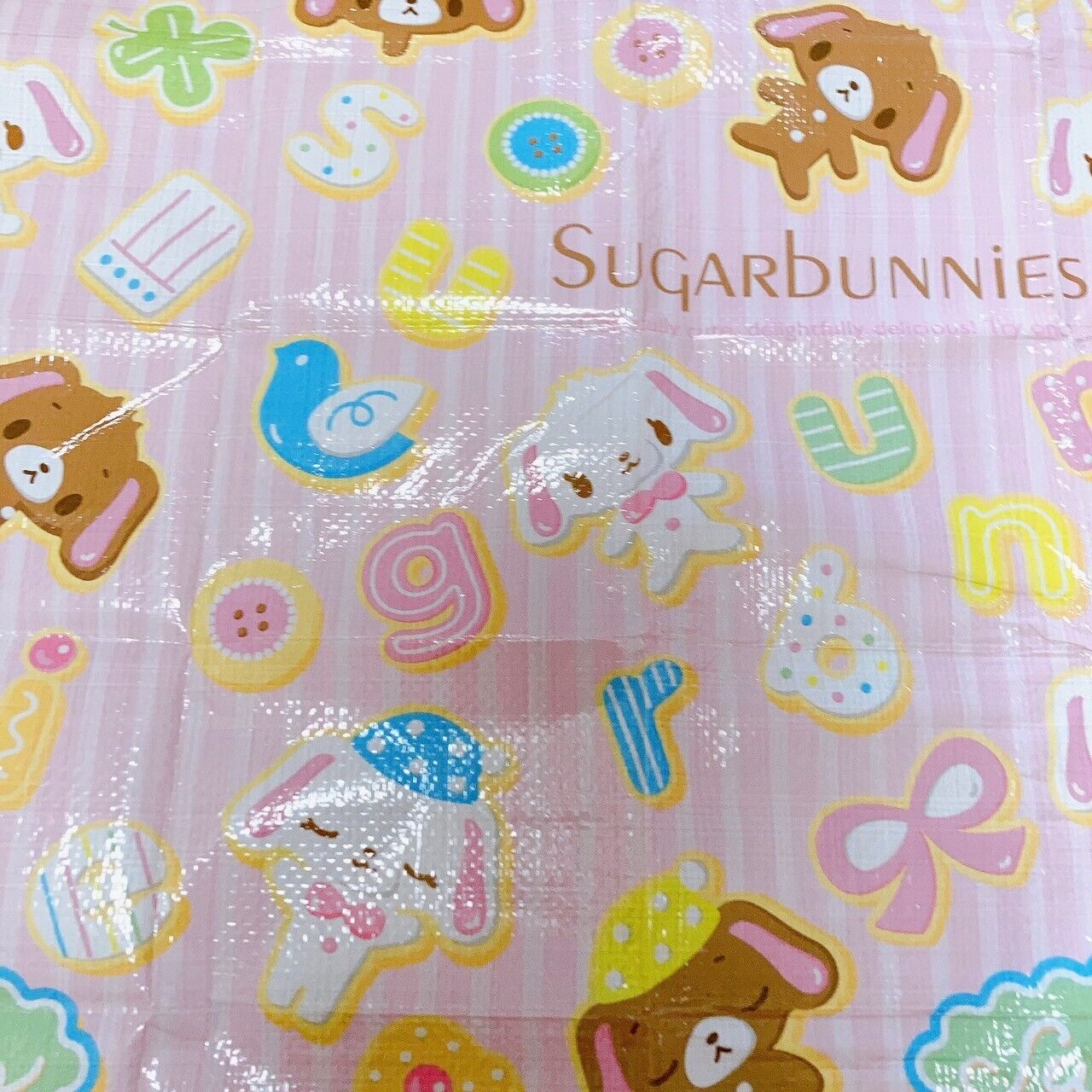 Sanrio Sugar Bunnies Leisure Sheet For 2 3 People Pink Kawaii Character Rare