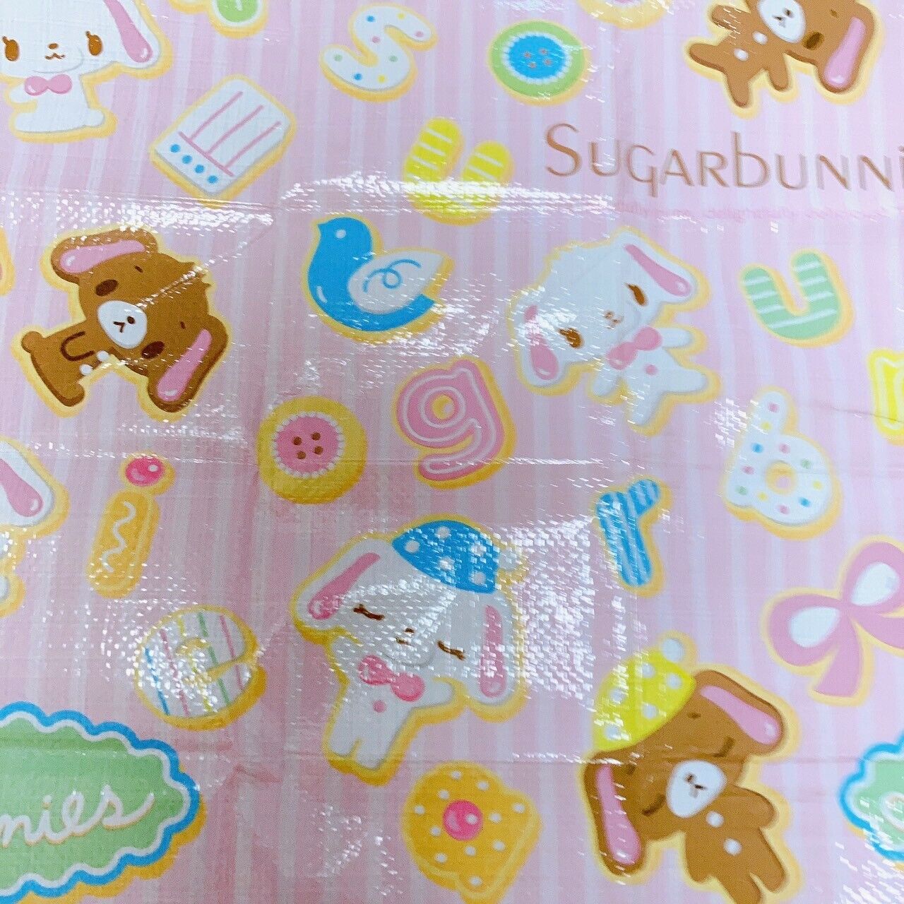 Sanrio Sugar Bunnies Leisure Sheet For 2 3 People Pink Kawaii Character Rare