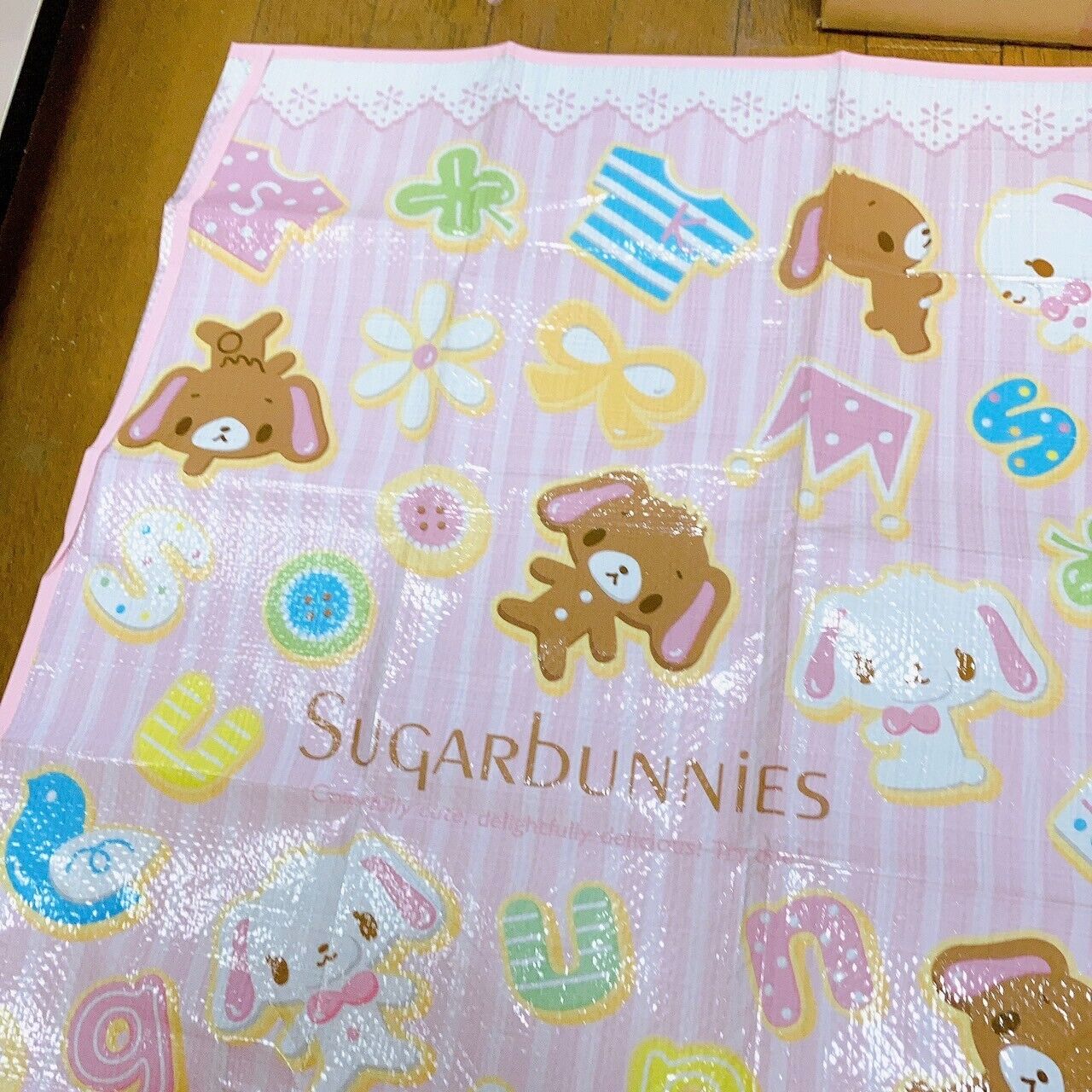 Sanrio Sugar Bunnies Leisure Sheet For 2 3 People Pink Kawaii Character Rare