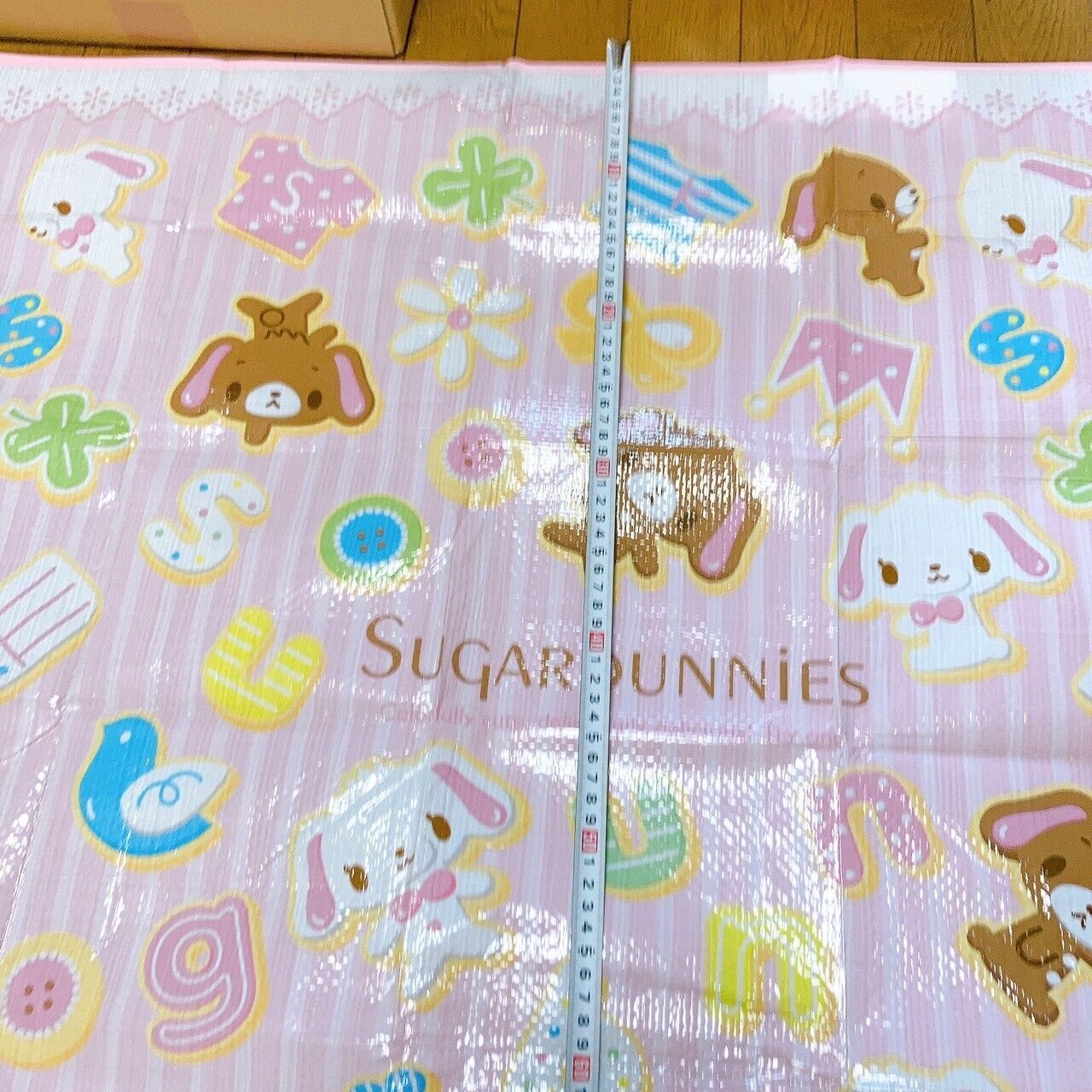 Sanrio Sugar Bunnies Leisure Sheet For 2 3 People Pink Kawaii Character Rare