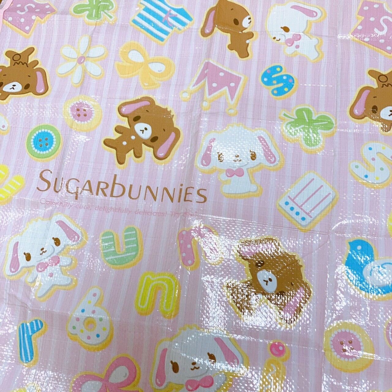 Sanrio Sugar Bunnies Leisure Sheet For 2 3 People Pink Kawaii Character Rare