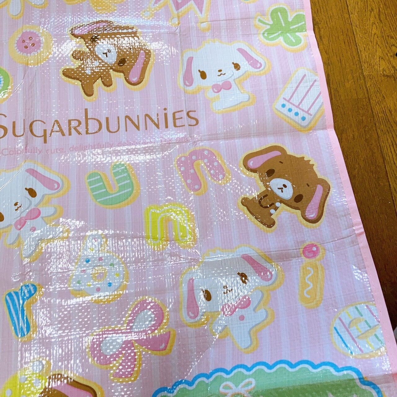 Sanrio Sugar Bunnies Leisure Sheet For 2 3 People Pink Kawaii Character Rare