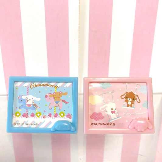 Sanrio Sugar Bunnies Cinnamoroll Photo Frame Mini Pink Stand Character Rare