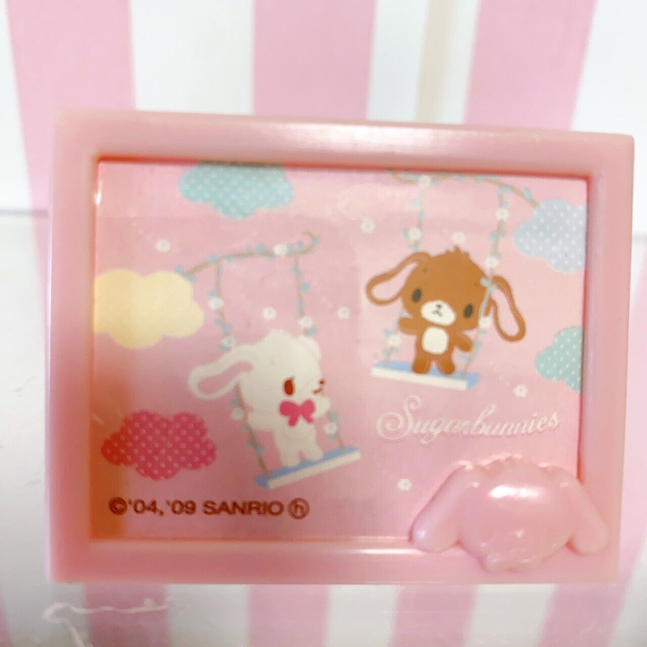 Sanrio Sugar Bunnies Cinnamoroll Photo Frame Mini Pink Stand Character Rare