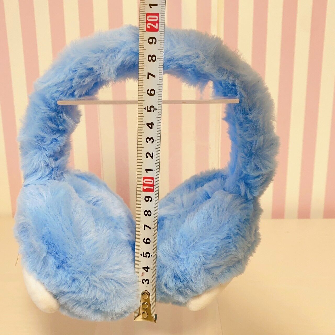 Sanrio Cinnamorol Earmuffs Clothing Accessory Winter White Blue Fluffy Kawaii