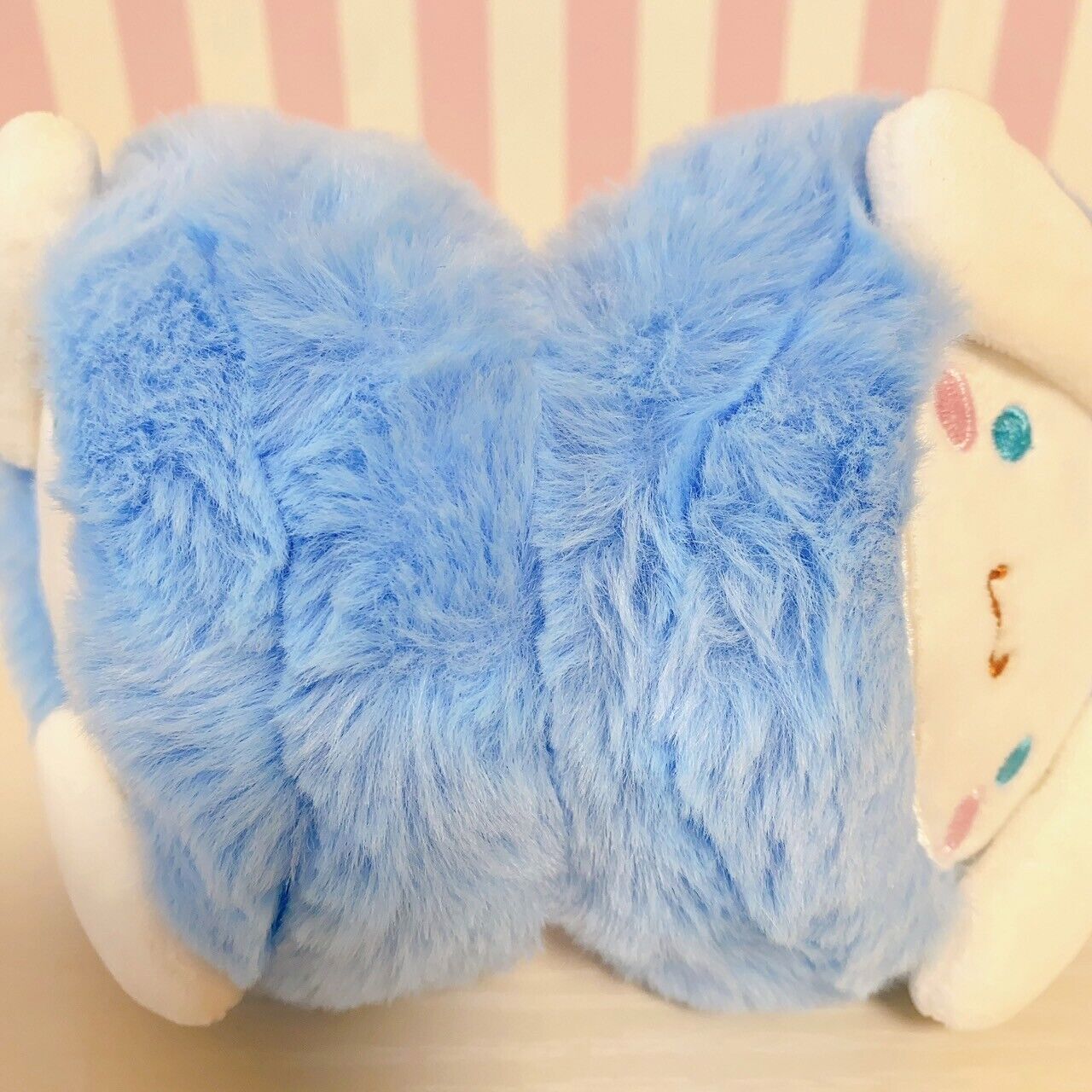 Sanrio Cinnamorol Earmuffs Clothing Accessory Winter White Blue Fluffy Kawaii