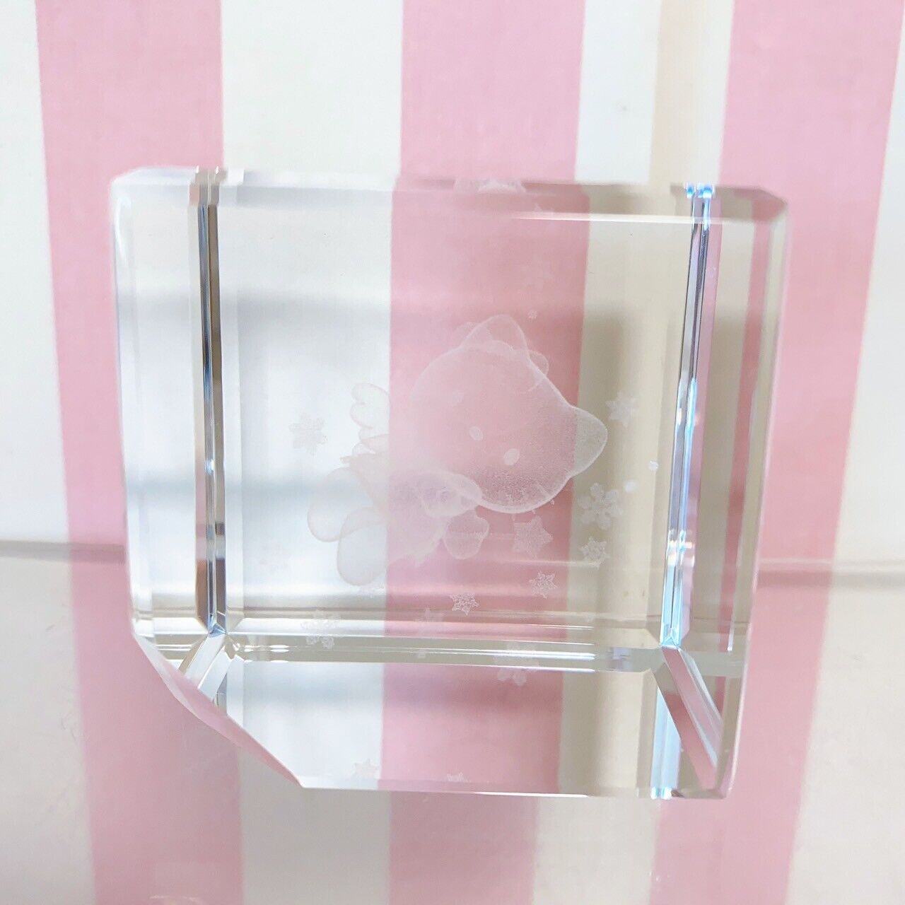 Sanrio Hello Kitty Aroma Candle Angel Crystal Case Pilot Mascot Set 4 Pink Rare