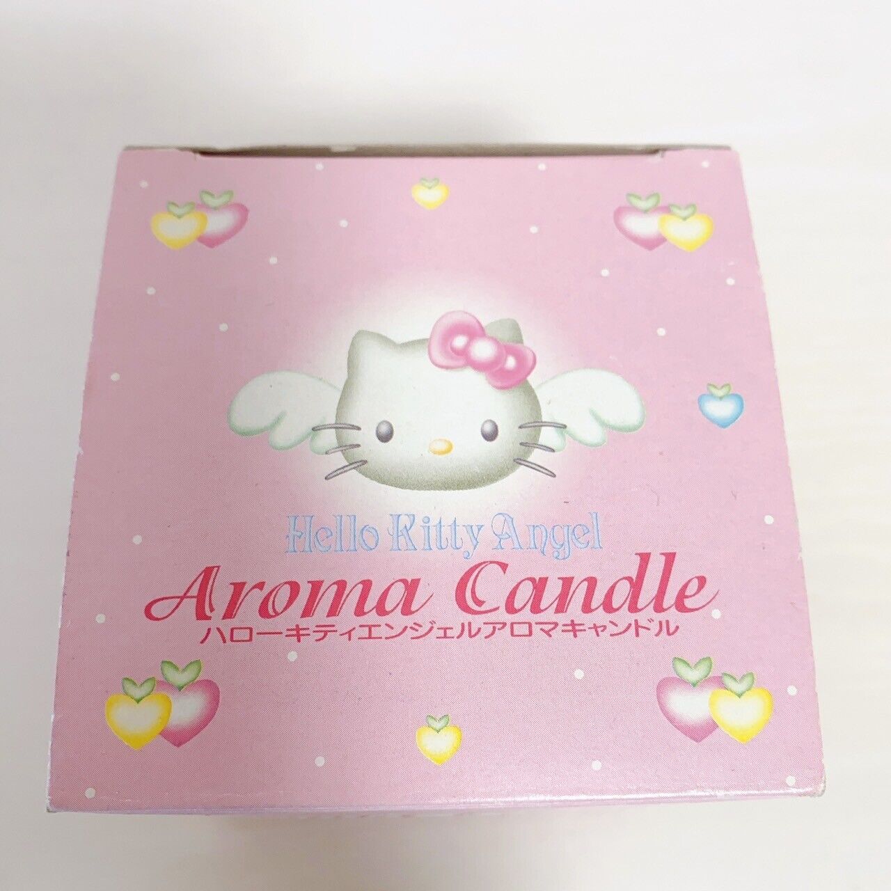 Sanrio Hello Kitty Aroma Candle Angel Crystal Case Pilot Mascot Set 4 Pink Rare