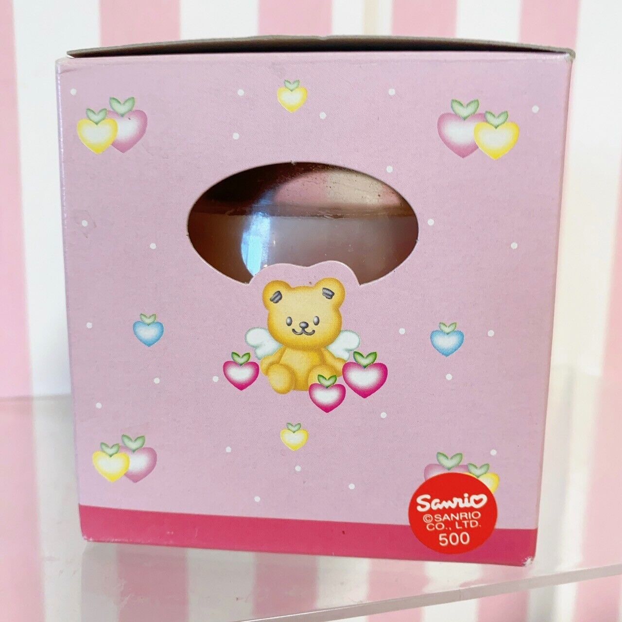 Sanrio Hello Kitty Aroma Candle Angel Crystal Case Pilot Mascot Set 4 Pink Rare