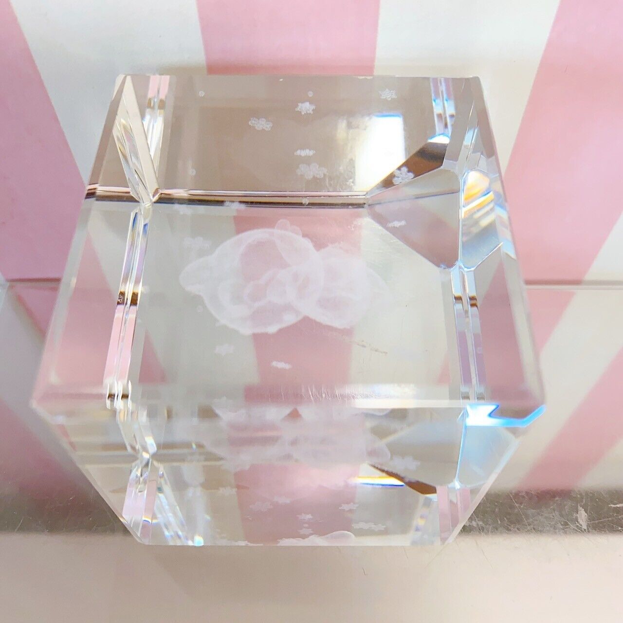 Sanrio Hello Kitty Aroma Candle Angel Crystal Case Pilot Mascot Set 4 Pink Rare