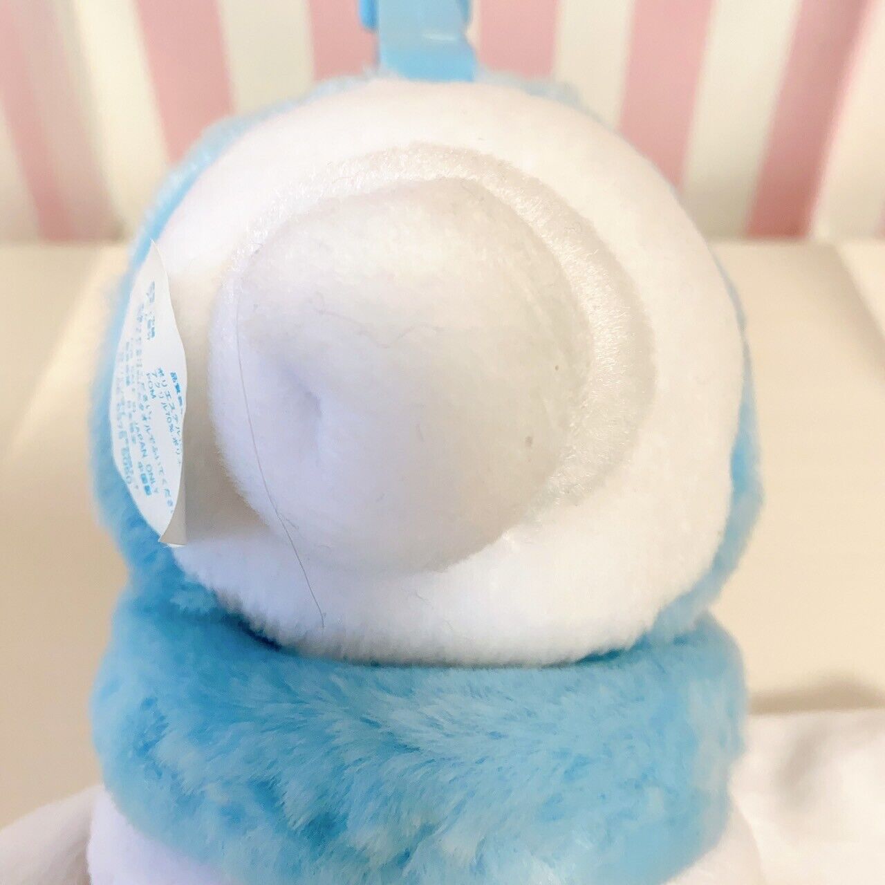 Sanrio Cinnamorol Earmuffs Clothing Accessory Winter White Blue Head Kawaii Rare