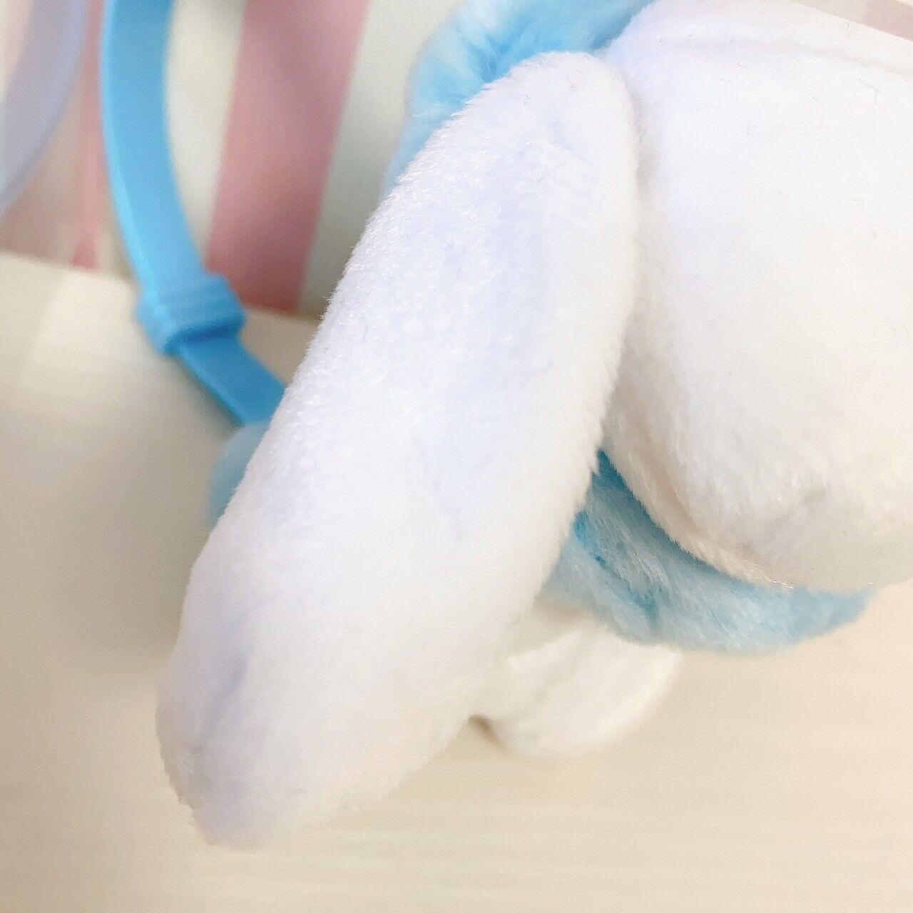 Sanrio Cinnamorol Earmuffs Clothing Accessory Winter White Blue Head Kawaii Rare