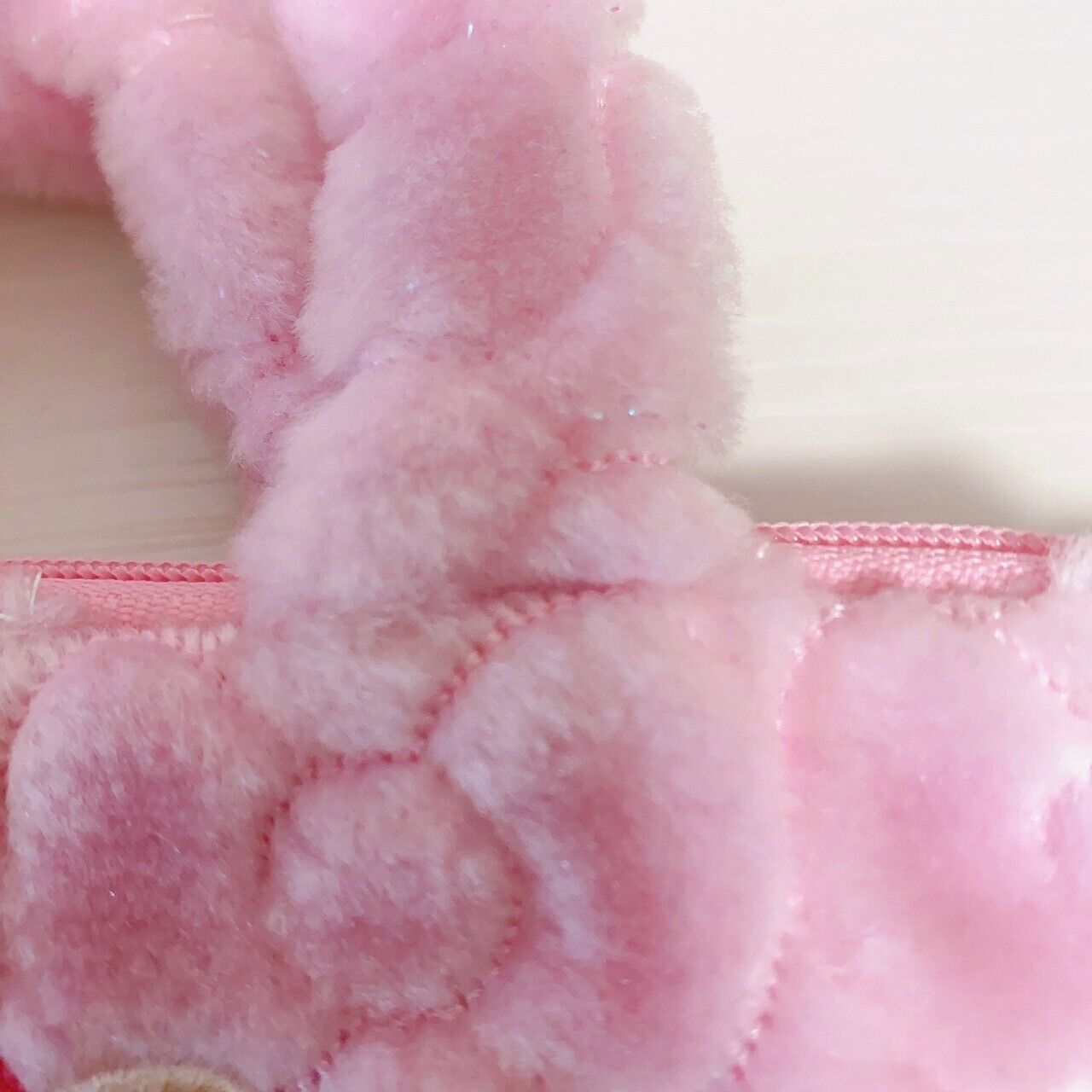 Sanrio Hello Kitty Hand Bag Pink Fluffy Mini Ribbon Kawaii Character Rare