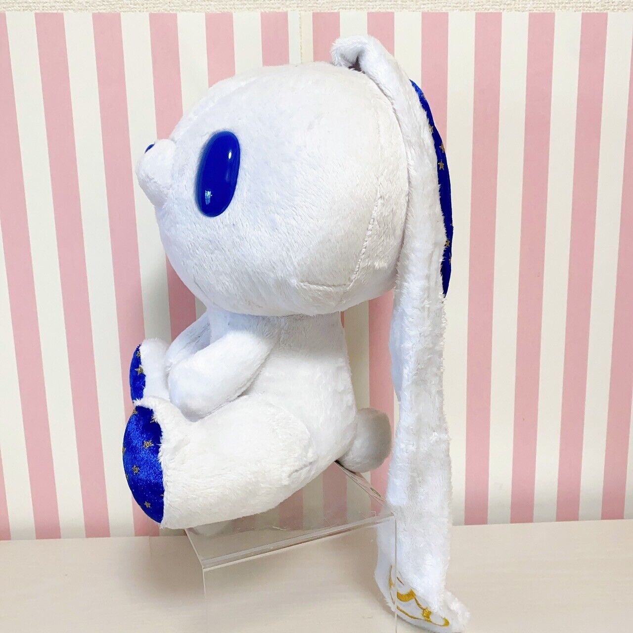 Taito Hanyou Usagi All Purpose Rabbi Plush Starry White Soft Stuffed Toy CGP 516