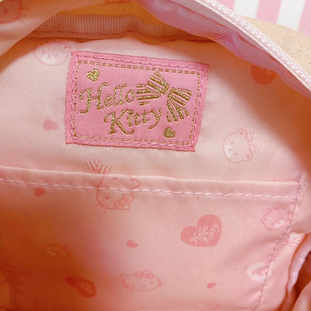 Sanrio Hello Kitty Tiny Chum Baby Backpack Rucksack School Bag Pink Ribbon Bear