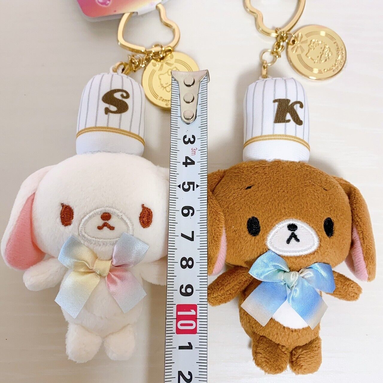 Sanrio Sugarbunnies Bunnies Mascot Set 2 Plush Shirousa Kurousa Puroland Kawaii