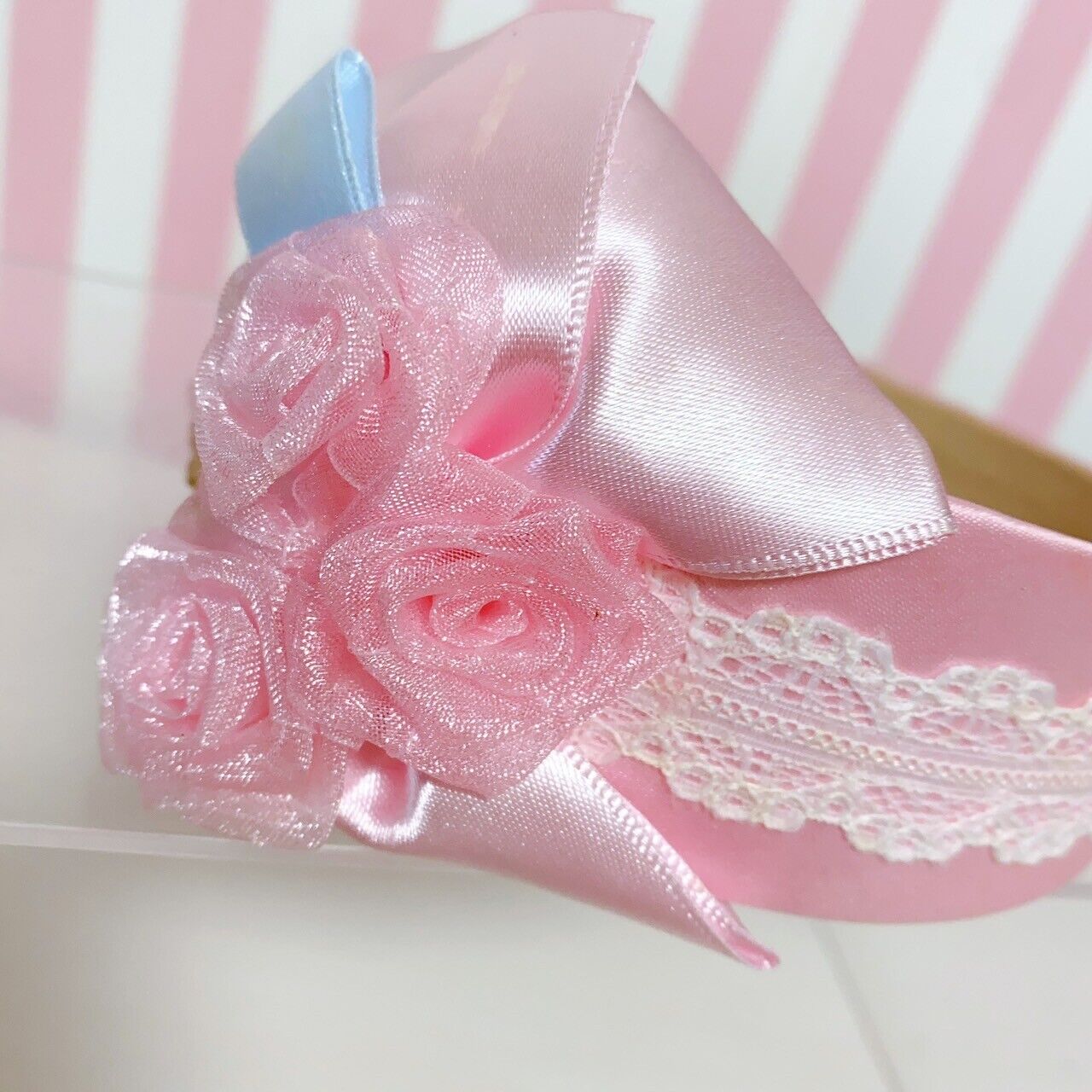 Sanrio Sugar Minuet Bunnies Head Band Hair Accessory Ballet Prima Usa Lace Pink