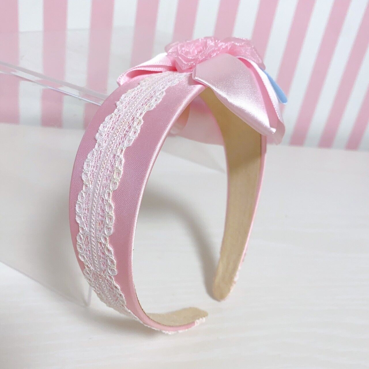 Sanrio Sugar Minuet Bunnies Head Band Hair Accessory Ballet Prima Usa Lace Pink