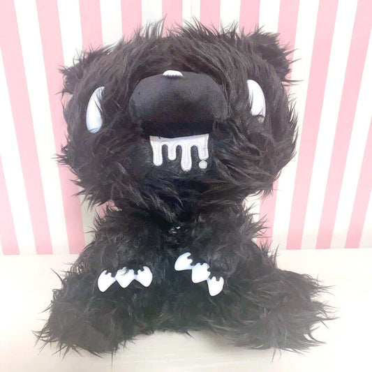 Taito Gloomy Bear Bloody Plush Soft Stuffed Toy Mono Black Fluffy Doll CGP 580