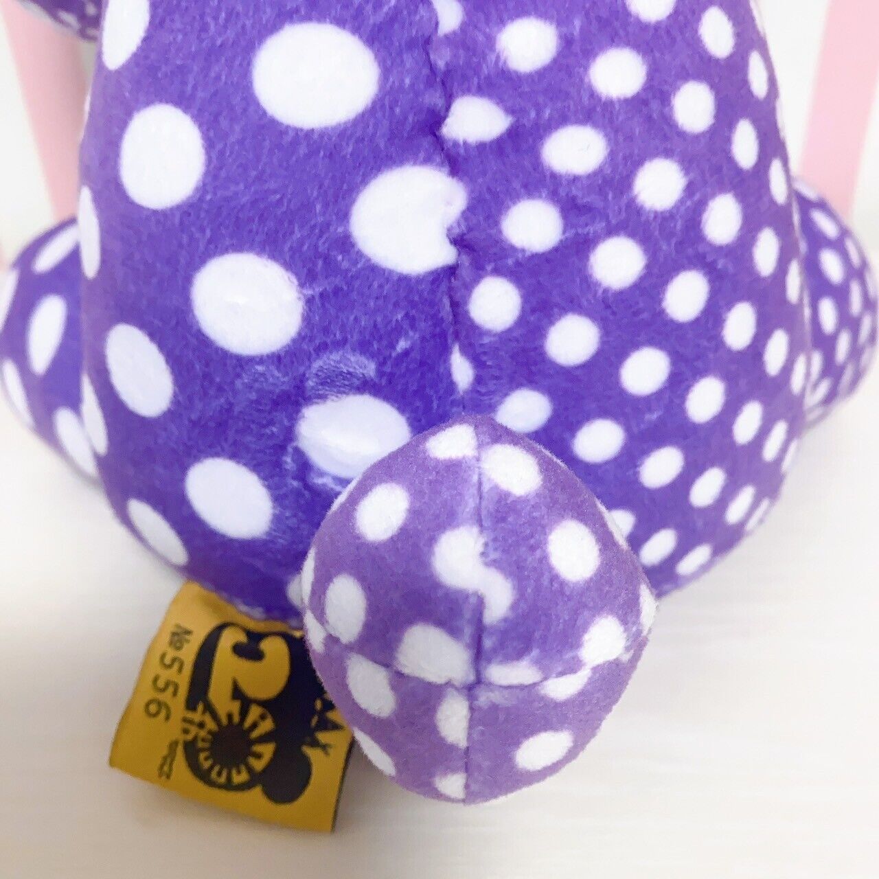 Gloomy Bear Bloody Plush Soft Stuffed Toy Purple Dot White Taito CGP 556 20th