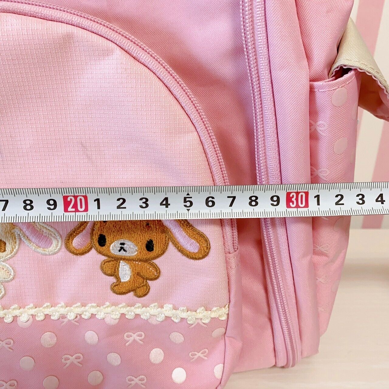 Sanrio Sugar Bunnies Backpack Rucksack Bag School Rabbit Pink Cookie Sweets Rare