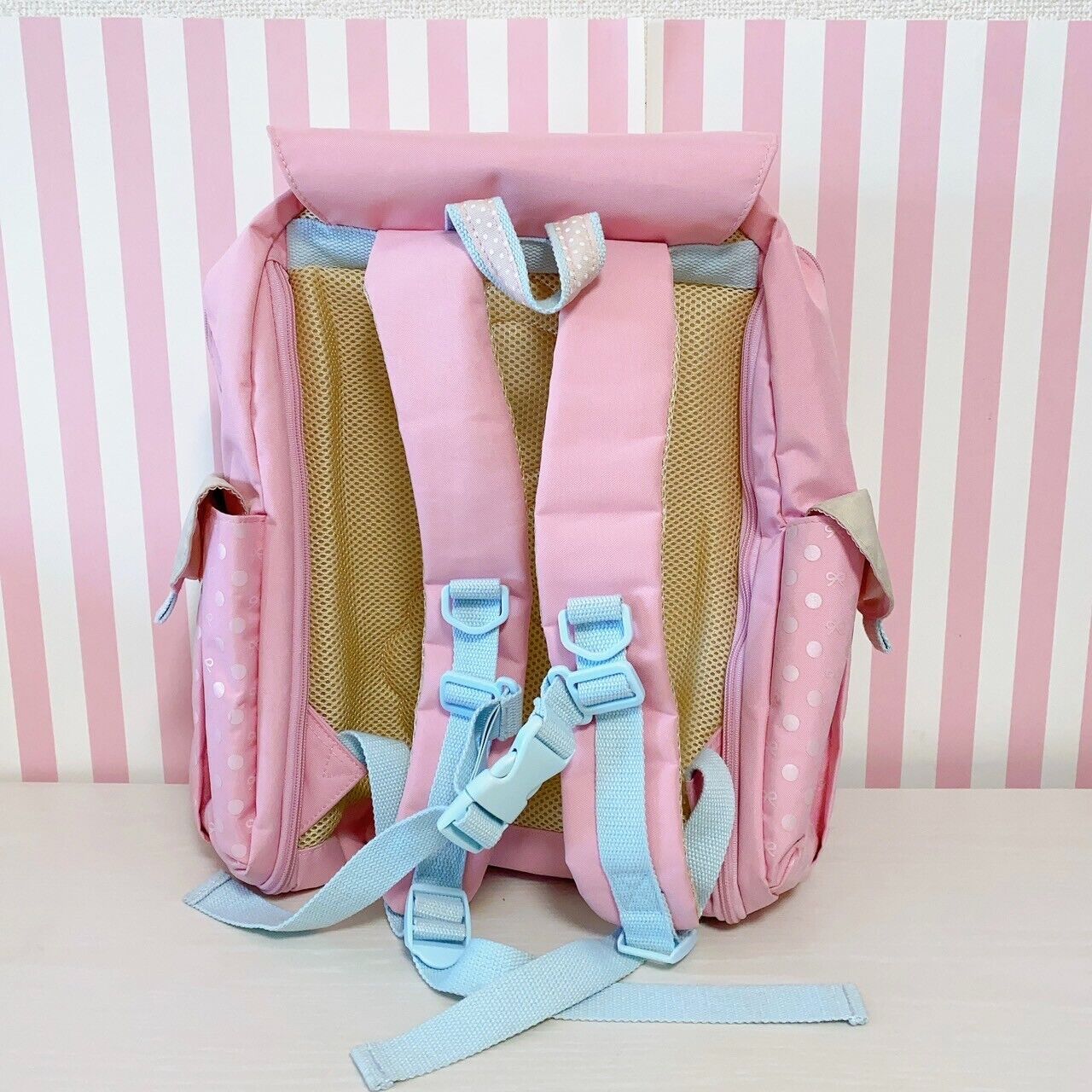 Sanrio Sugar Bunnies Backpack Rucksack Bag School Rabbit Pink Cookie Sweets Rare