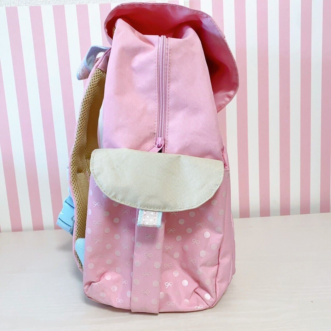 Sanrio Sugar Bunnies Backpack Rucksack Bag School Rabbit Pink Cookie Sweets Rare